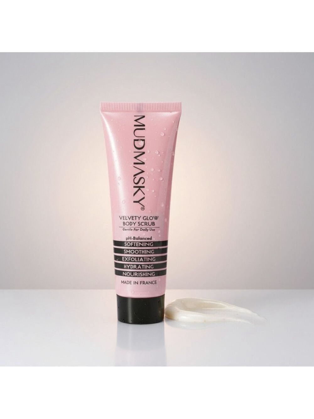 Mudmasky Velvety Glow Body Scrub 40ml New Exfoliating Hydrating